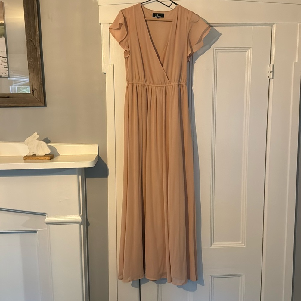 Lulus Blush Maxi